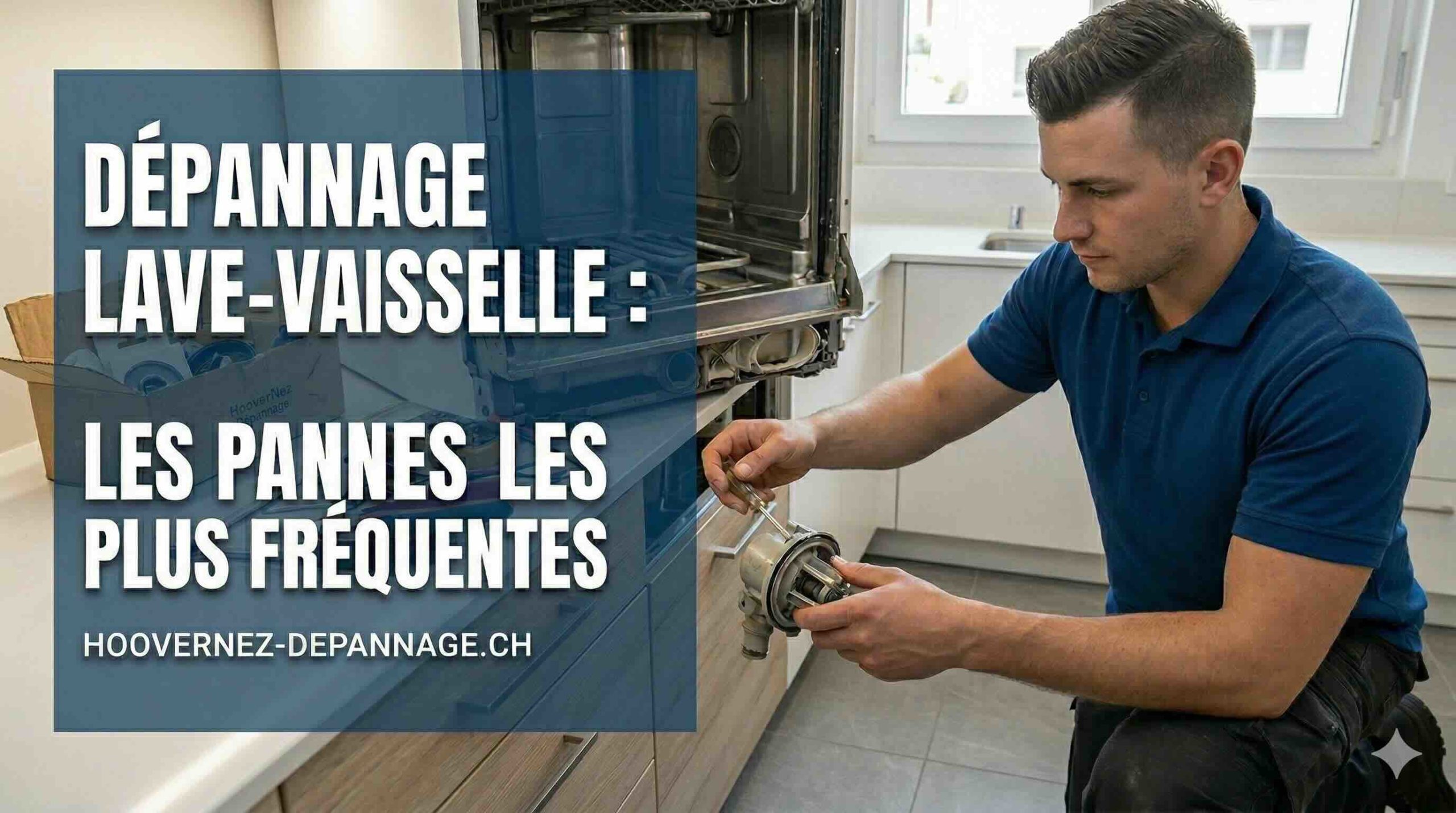 Réparation lave-vaisselle Genève : les pannes les plus fréquentes